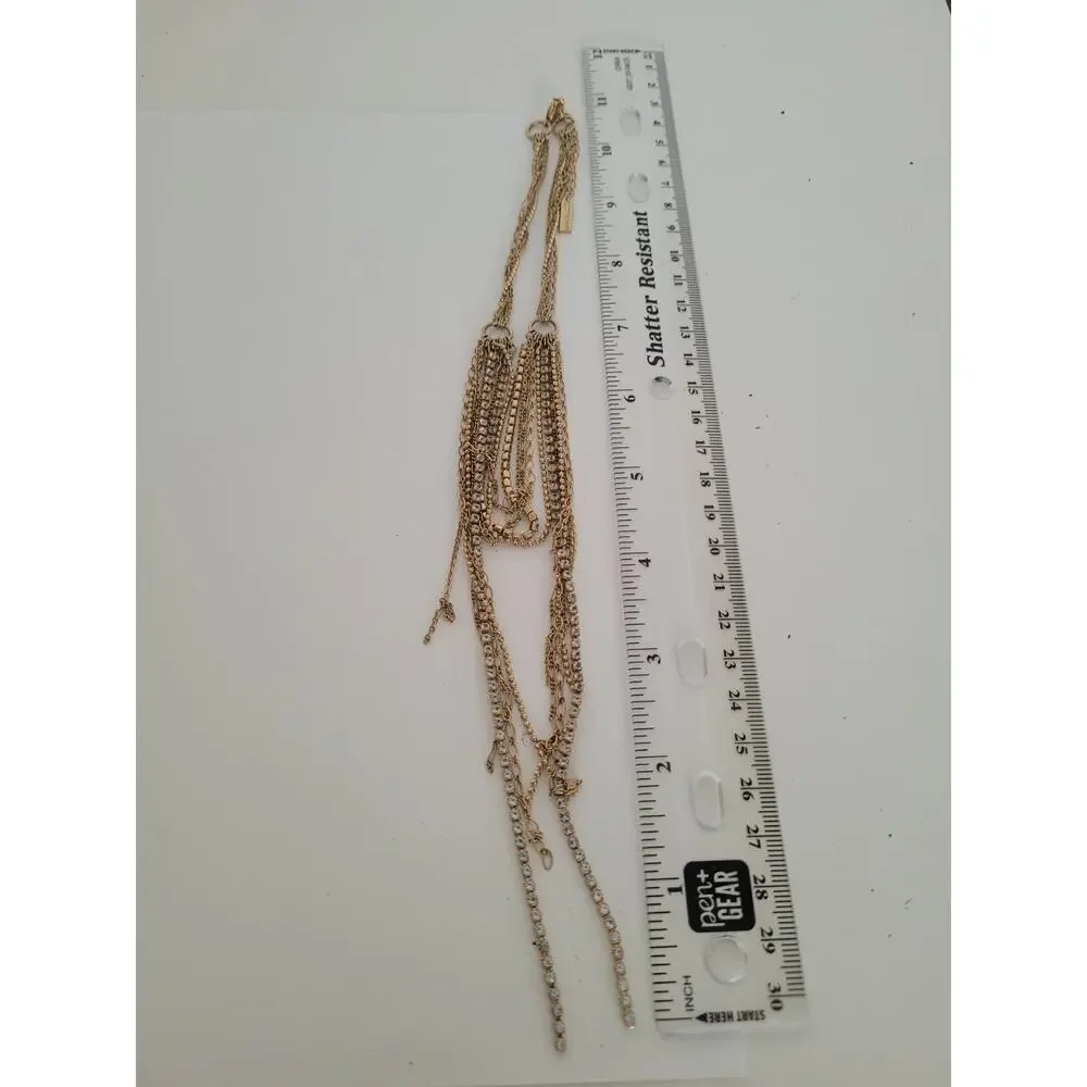 KUMIKYOKU Multi Stain Chain Necklace Choker 13+2